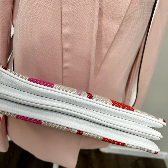 💕NWT💕Kate Spade White & Pink Striped Crossbody Bag 🌸 - Picture 4 of 8